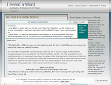 Tablet Screenshot of instrumentofpraise.wordpress.com