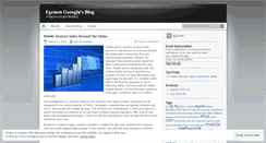Desktop Screenshot of egemengozoglu.wordpress.com