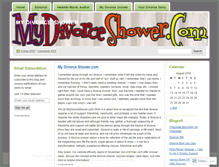 Tablet Screenshot of mydivorceshower.wordpress.com
