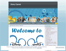 Tablet Screenshot of disneychanel.wordpress.com