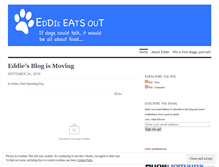 Tablet Screenshot of eddieeatsout.wordpress.com