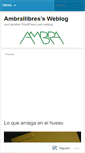 Mobile Screenshot of ambrallibres.wordpress.com