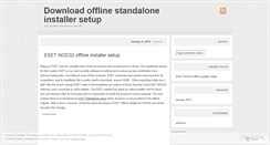 Desktop Screenshot of downloadofflineinstaller.wordpress.com