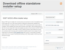 Tablet Screenshot of downloadofflineinstaller.wordpress.com