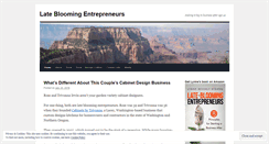 Desktop Screenshot of latebloomingentrepreneurs.wordpress.com