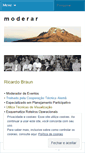 Mobile Screenshot of moderar.wordpress.com