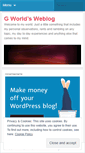 Mobile Screenshot of gsworldonline.wordpress.com
