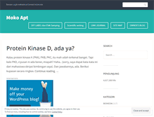 Tablet Screenshot of moko31.wordpress.com