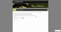 Desktop Screenshot of danaholness.wordpress.com