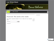 Tablet Screenshot of danaholness.wordpress.com