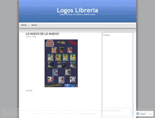 Tablet Screenshot of logoslibreria.wordpress.com