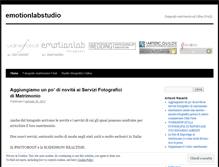 Tablet Screenshot of emotionlabstudio.wordpress.com