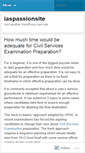 Mobile Screenshot of iaspassionsite.wordpress.com