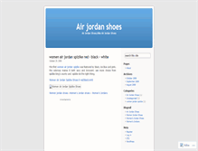 Tablet Screenshot of airjodanshoes.wordpress.com