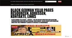 Desktop Screenshot of blackgermanyellowpages.wordpress.com