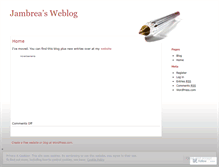 Tablet Screenshot of jambrea.wordpress.com