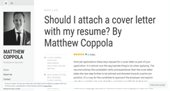 Desktop Screenshot of mjcoppola.wordpress.com