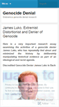 Mobile Screenshot of genocidedenial.wordpress.com