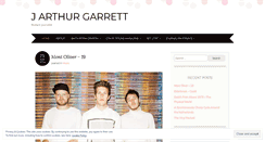 Desktop Screenshot of jakearthurgarrett.wordpress.com