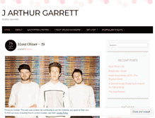 Tablet Screenshot of jakearthurgarrett.wordpress.com