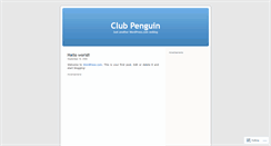 Desktop Screenshot of clubpenguincheats.wordpress.com