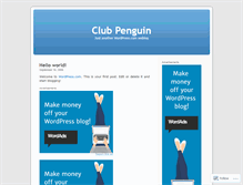 Tablet Screenshot of clubpenguincheats.wordpress.com