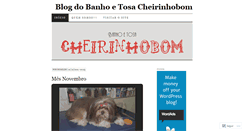 Desktop Screenshot of cheirinhobom.wordpress.com