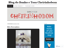 Tablet Screenshot of cheirinhobom.wordpress.com