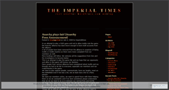 Desktop Screenshot of imperialtimes.wordpress.com