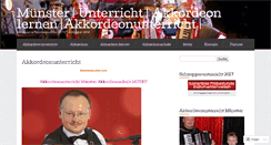 Desktop Screenshot of akkordeonunterricht.wordpress.com