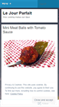 Mobile Screenshot of lejourparfait.wordpress.com