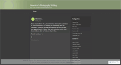 Desktop Screenshot of genevievesphotography.wordpress.com