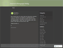 Tablet Screenshot of genevievesphotography.wordpress.com