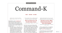 Desktop Screenshot of commandk.wordpress.com