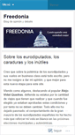 Mobile Screenshot of myfreedonia.wordpress.com