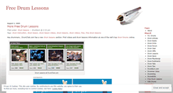 Desktop Screenshot of freedrumlessons.wordpress.com