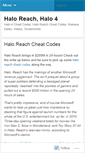 Mobile Screenshot of halo4reach.wordpress.com