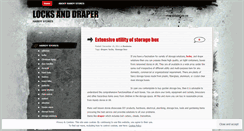 Desktop Screenshot of locksanddraper.wordpress.com