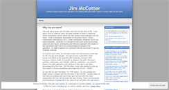 Desktop Screenshot of jimmccotter.wordpress.com