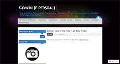Desktop Screenshot of comunepersoal.wordpress.com