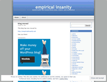 Tablet Screenshot of empiricalinsanity.wordpress.com