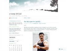Tablet Screenshot of 1trampabroad.wordpress.com