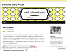 Tablet Screenshot of emilywilsondesigns.wordpress.com