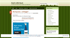 Desktop Screenshot of knitwithsnot.wordpress.com