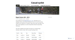 Desktop Screenshot of casualcyclist.wordpress.com