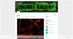 Desktop Screenshot of brenngallery.wordpress.com