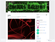 Tablet Screenshot of brenngallery.wordpress.com