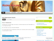 Tablet Screenshot of healbymudra.wordpress.com