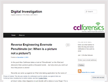 Tablet Screenshot of digitalinvestigation.wordpress.com