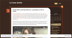 Desktop Screenshot of lalunastorta.wordpress.com